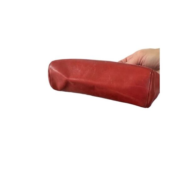 Chanel red leather big pouch - Picture 10 of 16